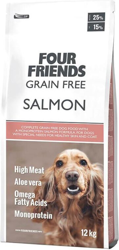 Dog Grain Free Salmon Tørrfôr til Hund med Laksesmak 17 kg