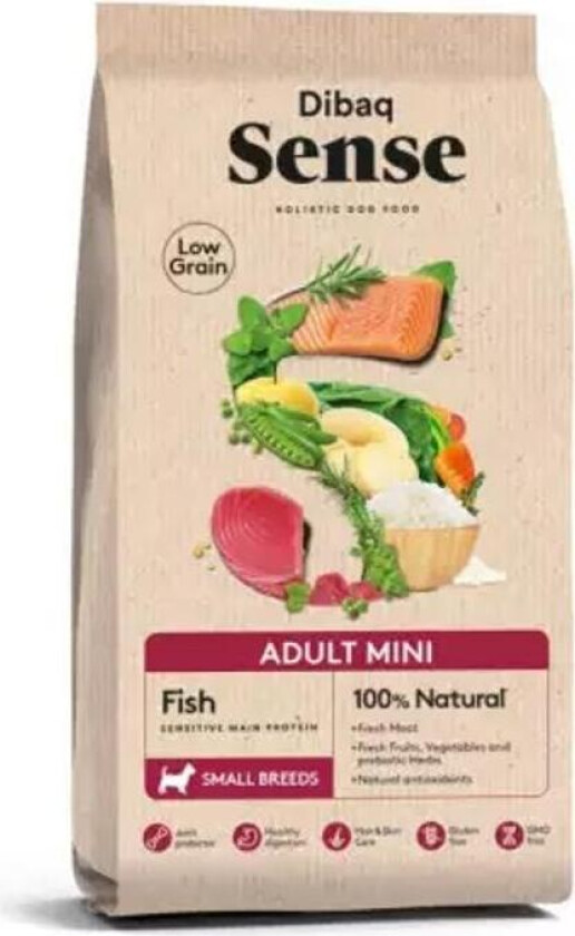 Dog Adult Fish Small Breeds Tørrfôr til hund 2 kg