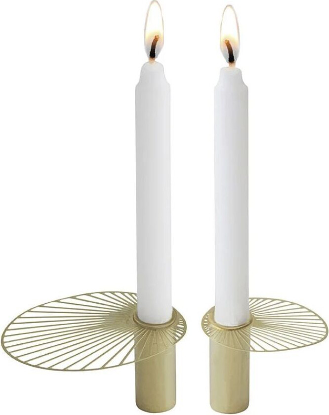 Sun lysestake liten 2-stk. Gull
