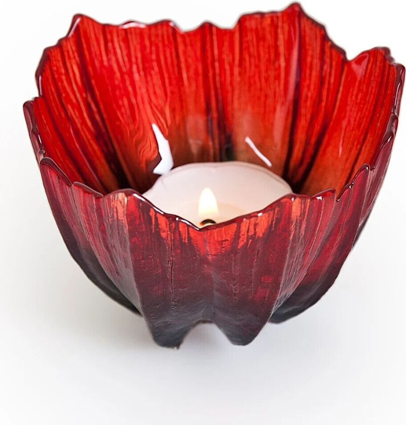 Poppy telysestake Rød-svart