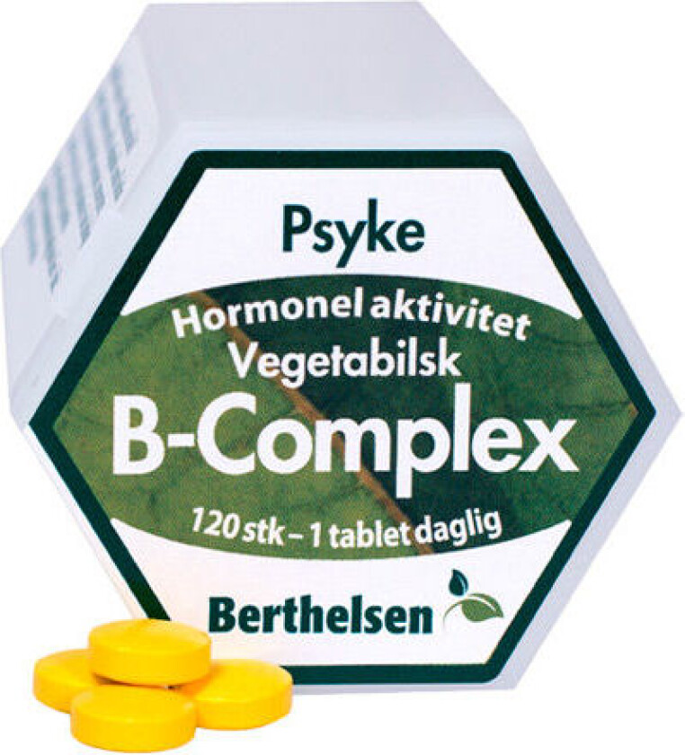 Vegetabilsk B-kompleks - 120 Tabletter