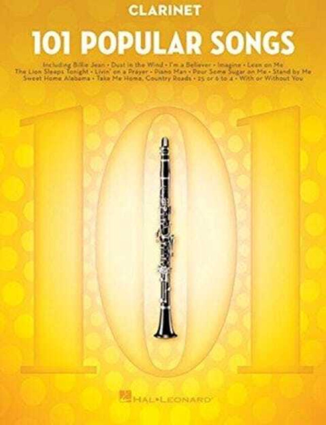 101 Popular Songs For Clarinet