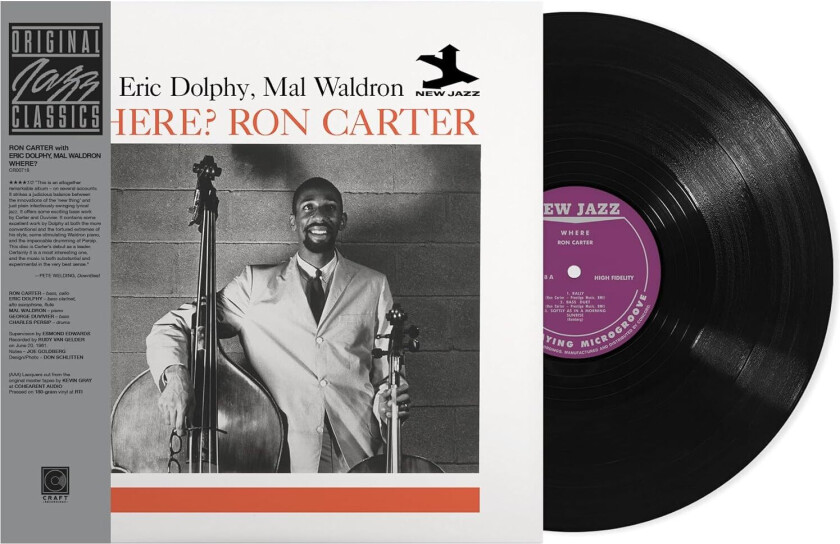 Ron Carter, Eric Dolphy, Mal Waldron Where? LP/Vinyl