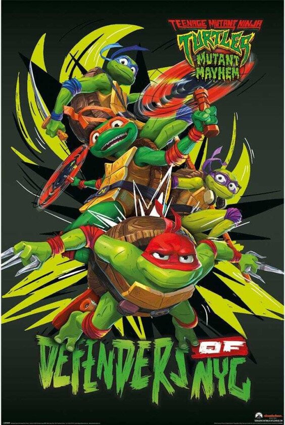 Teenage Mutant Ninja Turtles: Mutant Mayhem (Defenders Of Nyc) Plakat