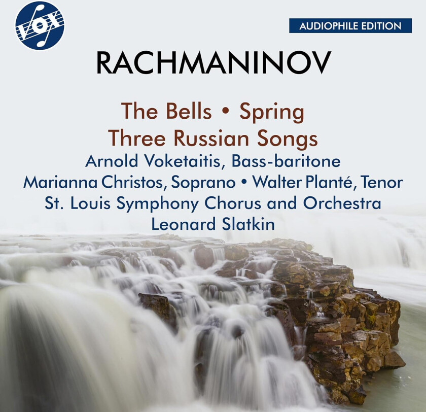 Arnold Voketaitis, Marianna Christos, Walter Plante, St Louis Symphony Orchestra, Leonard Slatkin  Rachmaninov: The Bells, Op. 35; Spring, Op. 20; Three Russian SongsThree Russian Songs, Op. 41  CD