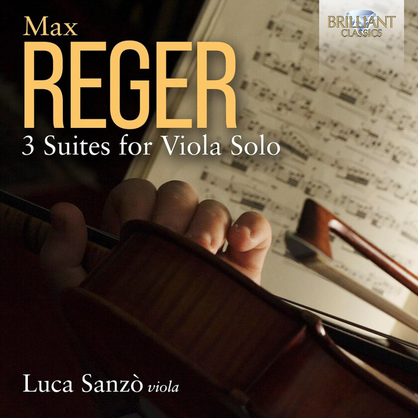 Luca Sanzo Reger: 3 Suites for Viola Solo CD