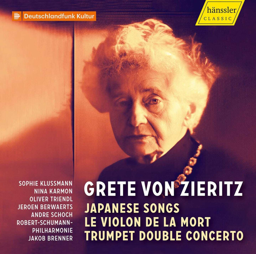 Sophie Klussmann, Nina Karmon, Oliver Triendl, Robert Schumann PhilharmonieJakob Brenner, Grete von Zieritz Zieritz: Japanese Songs; Le Violon de la Mort; Trumpet Double Concerto CD