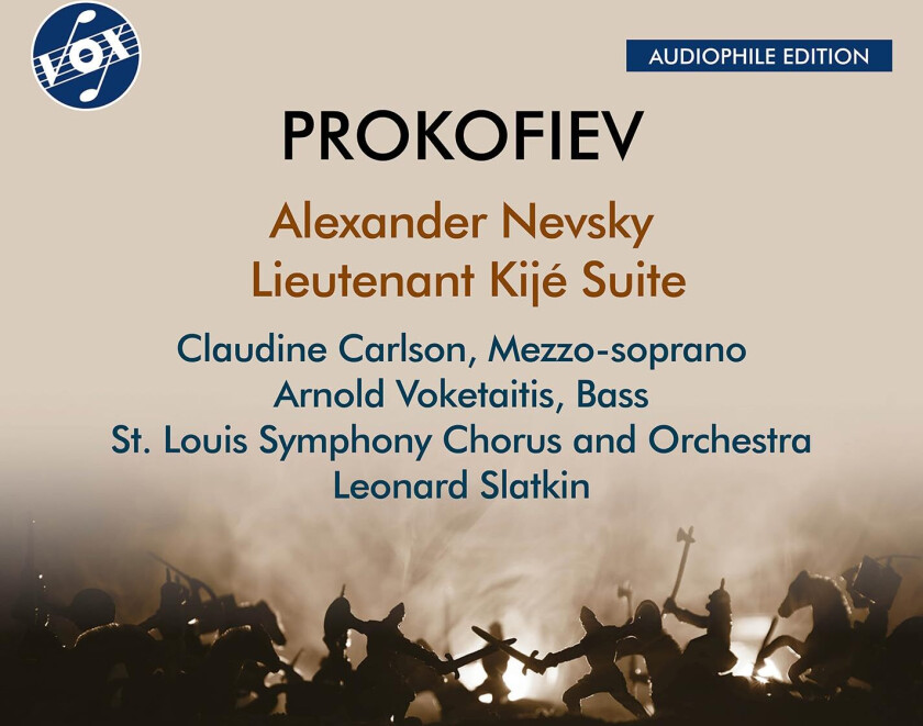 Claudine Carlson, Arnold Voketaitis, St Louis Symphony Orchestra, Leonard Slatkin  Prokofiev: Alexander Nevsky, Op. 78; Lieutenant Kije Suite, Op. 60  CD