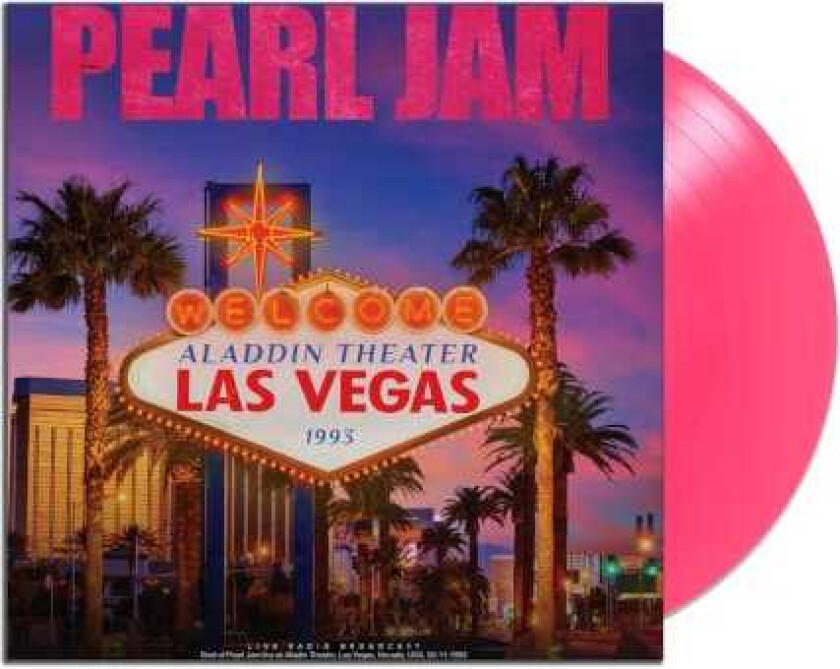 Pearl Jam Aladdin Theatre Las Vegas 1993 LP/Vinyl