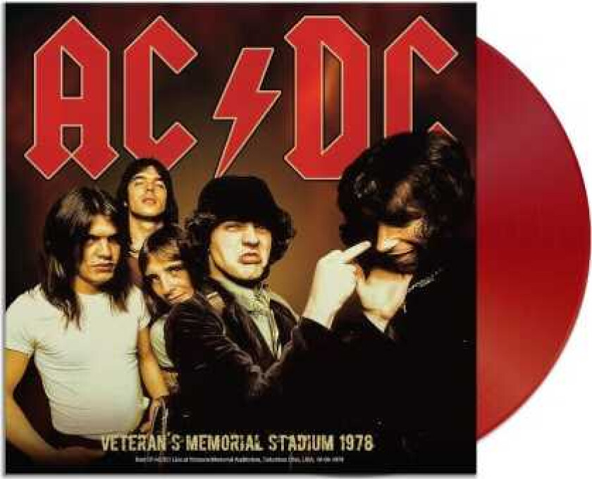 AC/DC Veteran's Memorial Stadium 1978 LP/Vinyl