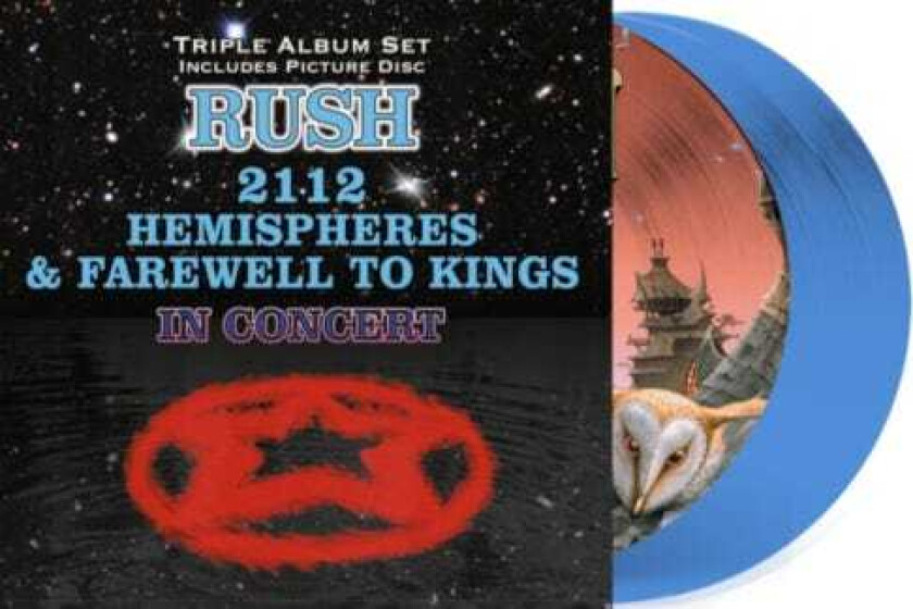 Rush 2112 Hemispheres & Farewell To Kings In Concert LP/Vinyl