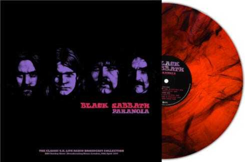 Black Sabbath Paranoia BBC Sunday Show: Broadcasting House London 1970 LP/Vinyl