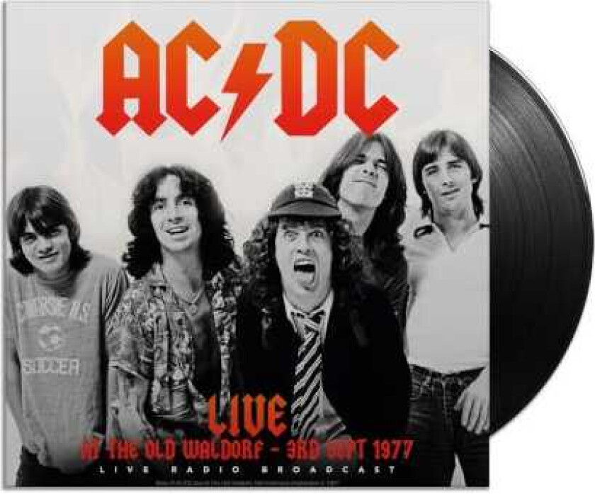 AC/DC Live At The Old Waldorf 1977 LP/Vinyl
