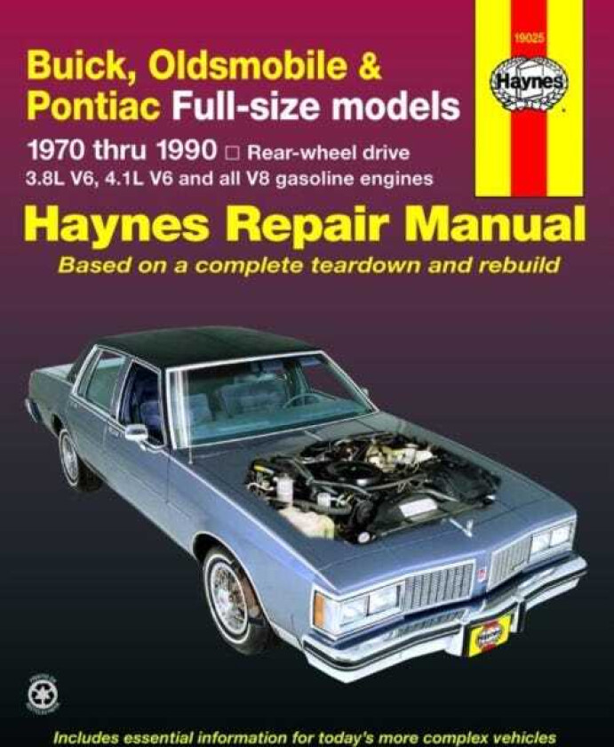 Buick, Oldsmobile & Pontiac fullsize RWD petrol (19701990) Haynes Repair Manual (USA)