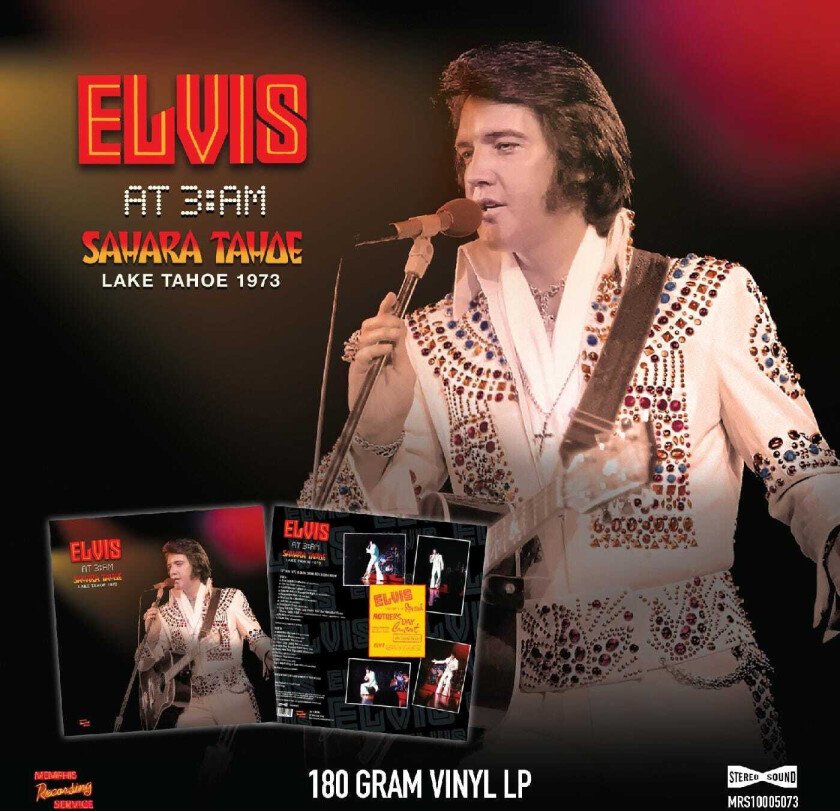 Elvis Presley At 3AM Lake Tahoe 1973 LP/Vinyl