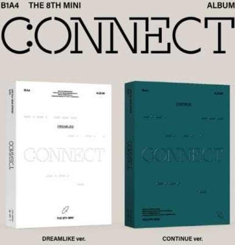 B1A4  Connect  Random Cover  incl. 84pg Photobook, Folded Poster, 2 Photocards, Film Frame, Message Card + Postcard  CD