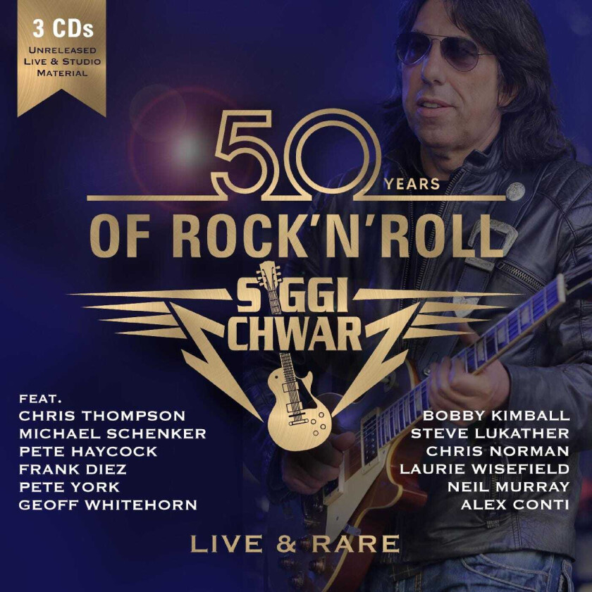 Siggi Schwarz 50 Years Of Rock'N'Roll Live & Rare CD