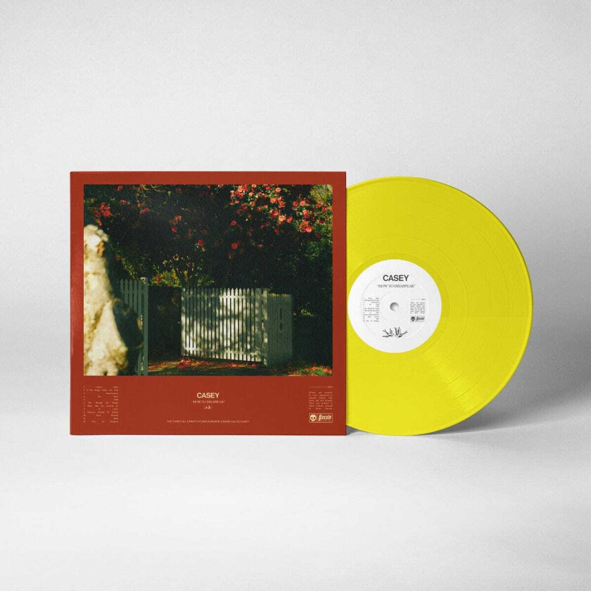 Casey How To Disappear LP/Vinyl
