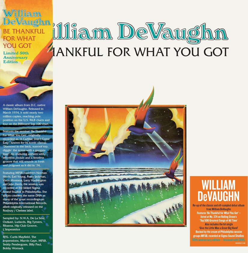 William DeVaughn Be Thankful For What You Got LP/Vinyl