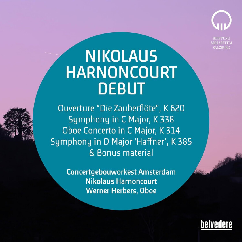 Royal Concertgebouw Orchestra, Werner Herbers, Nikolaus Harnoncourt  Mozart: Nikolaus Harnoncourt Debut  CD