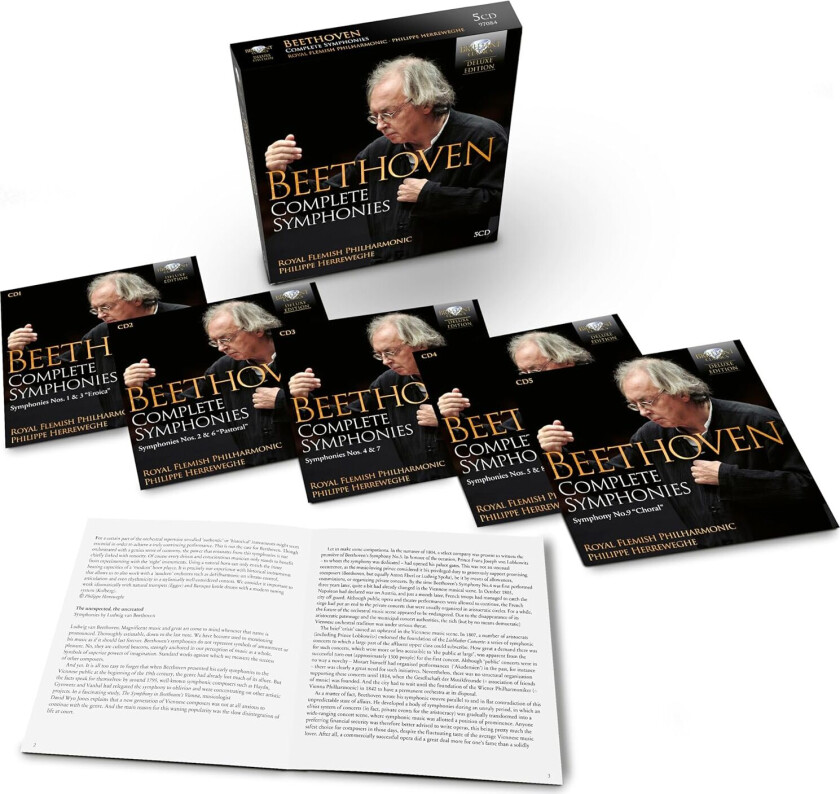 Royal Flemish Philharmonic Orchestra, Philippe Herreweghe  Beethoven: Complete Symphonies  CD