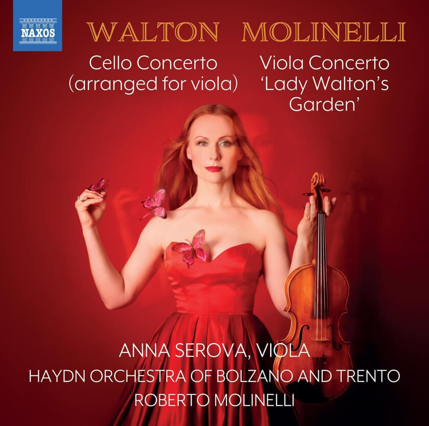 Anna Serova, Haydn Orchestra of Bolzano And Trento, Roberto Molinelli Walton: Cello Concerto / Molinelli: Lady Walton’s Garden CD