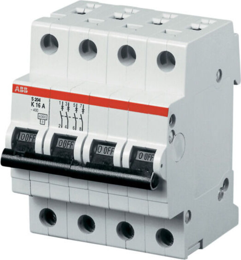 Automatsikring S204M 4p B10A - 1665718