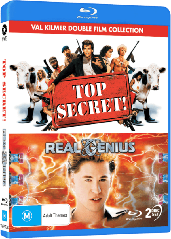 Top Secret! (1984) + Real Genius (1985) Val Kilmer Double Pack