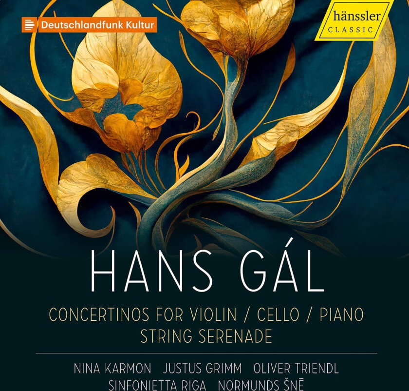 Nina Karmon, Justus Grimm, Oliver Triendl, Hans Gál Gál: Concertinos for Violin, Cello, Piano & String Serenade CD