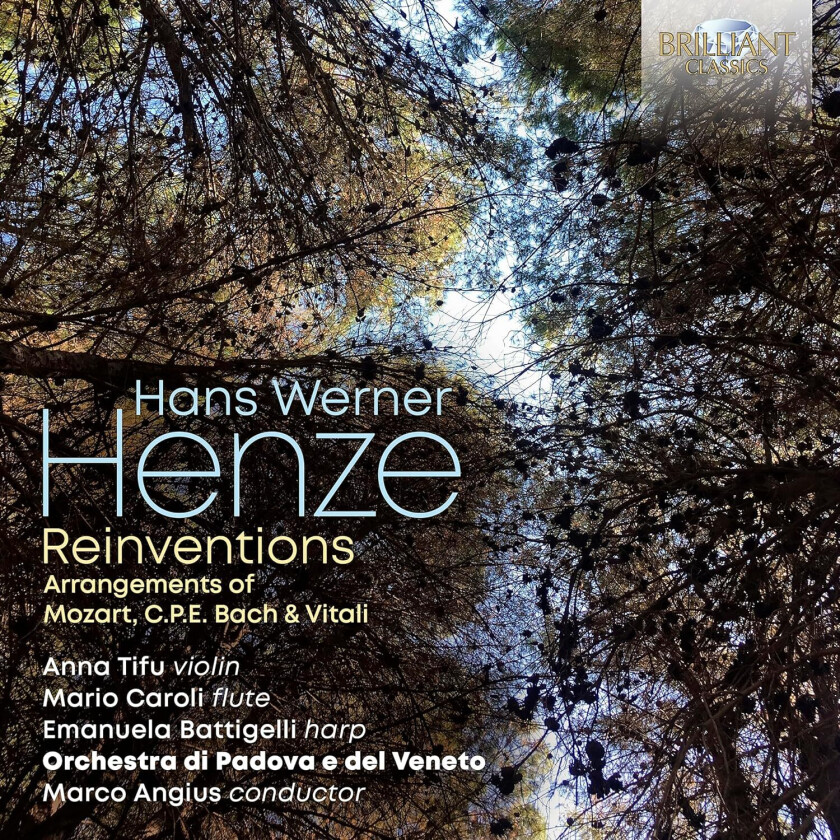 Mario Caroli, Anna Tifu, Emanuela Battigelli, Marco Angius, Hans Werner Henze Henze: Reinventions, Arrangements of Mozart, C.P.E. Bach & Vitali CD