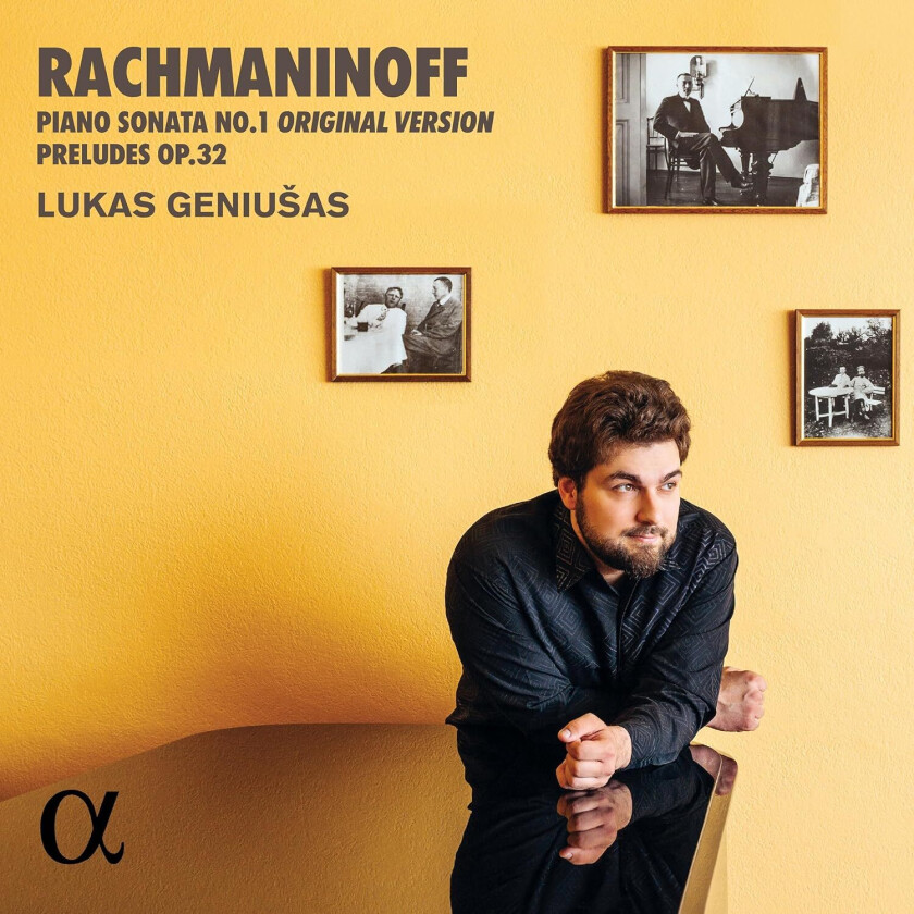 Lukas Geniusas  Rachmaninoff: Piano Sonata No. 1 (Original Version) & Preludes Op. 32  CD