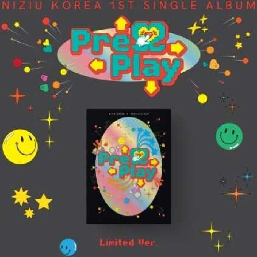 NiziU Press Play incl. Photobook, 2 Photocards, Photocard Frame, Postcard, Sticker, ID Card + Transfer Application CD