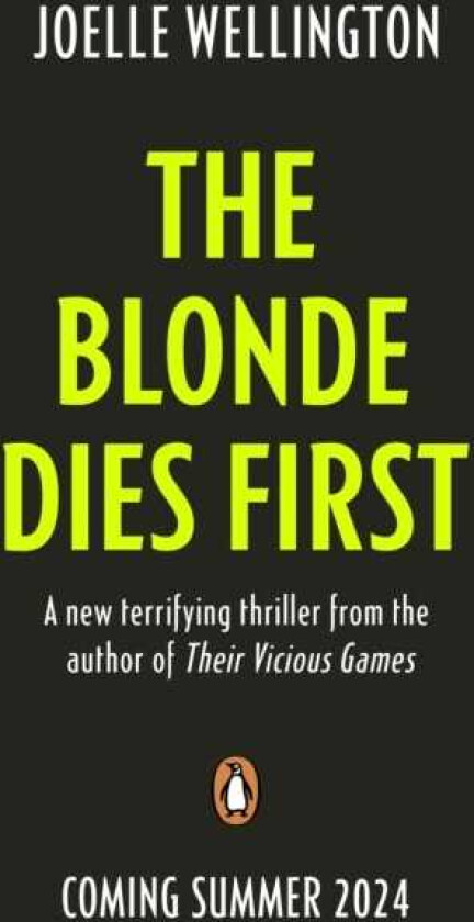 The Blonde Dies First