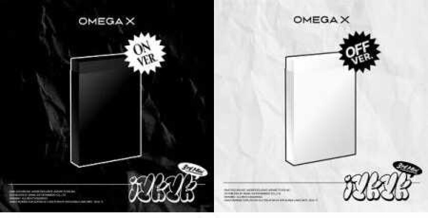 Omega X Iykyk incl.120pg Photobook, Bill Paper, Sticker, Photocard, Folding Poster + Unit Photocard CD
