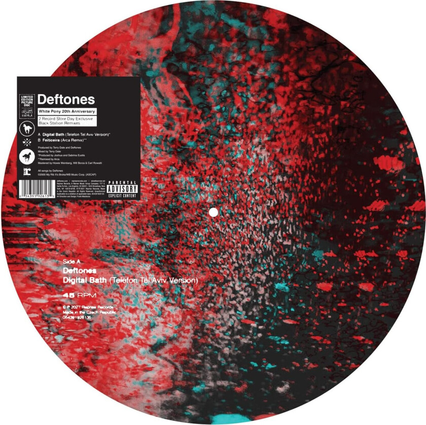 Deftones Digital Bath (Telefon Tel Aviv Version) / Feiticeira (Arca Remix) LP/Vinyl