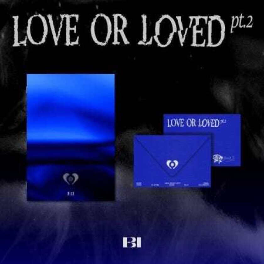 B.I Love Or Loved Part.2 Asia Letter Version incl. 5pc Postcard, Lyrics Paper, Dear. ID, CD Envelope, 2 Stamp Stickers + Photocard CD