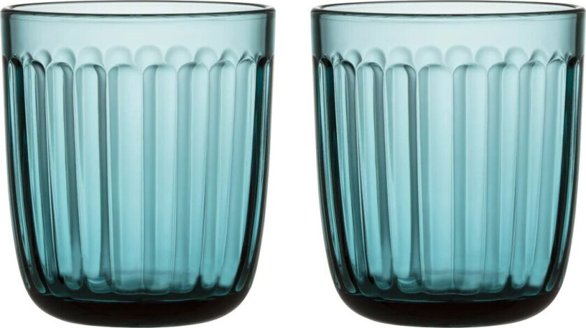 iittala Raami vannglass 26 cl 2-stk. havblå