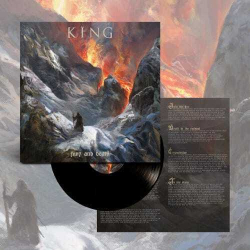 King (Metal) Fury and Death LP/Vinyl