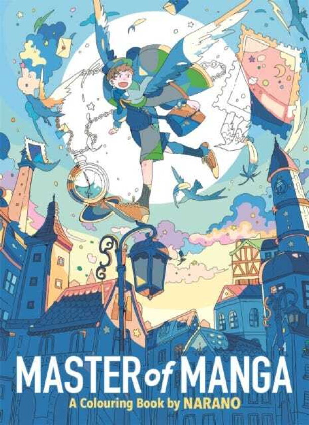 Master of Manga A Colouring Book by Narano