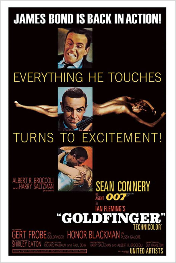 James Bond Goldfinger (Excitement)Plakat