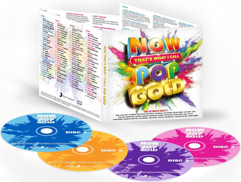 Diverse Artister NOW That's What I Call Pop Gold CD