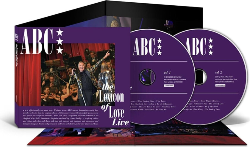 ABC The Lexicon Of Love Live 40th Anniversary Live At Sheffield City Hall CD