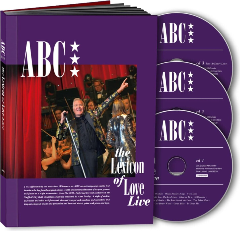 ABC The Lexicon Of Love Live 40th Anniversary Live At Sheffield City Hall CD