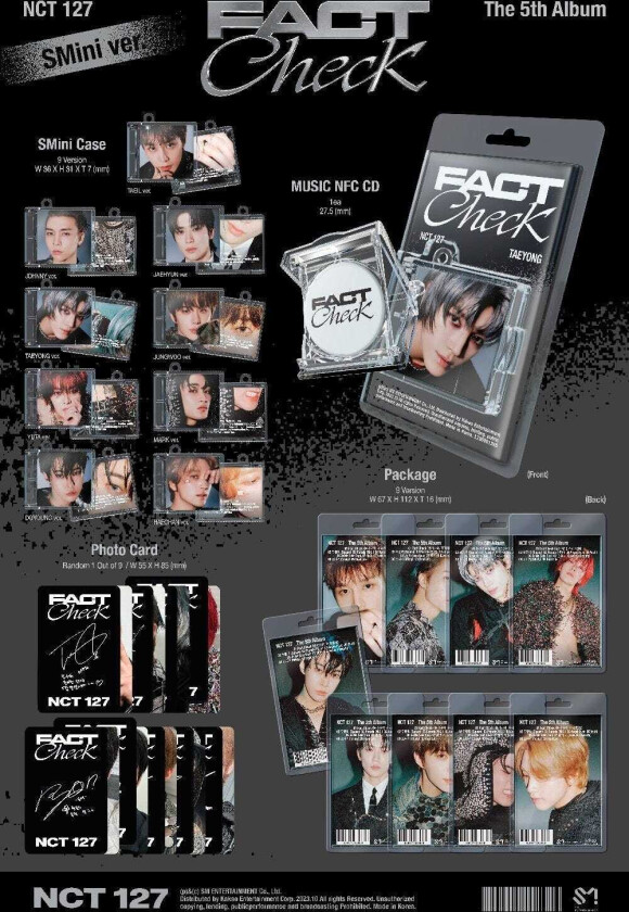 Fact Checkin Smini Random Cover incl. Keyring Ballchain + Photocard