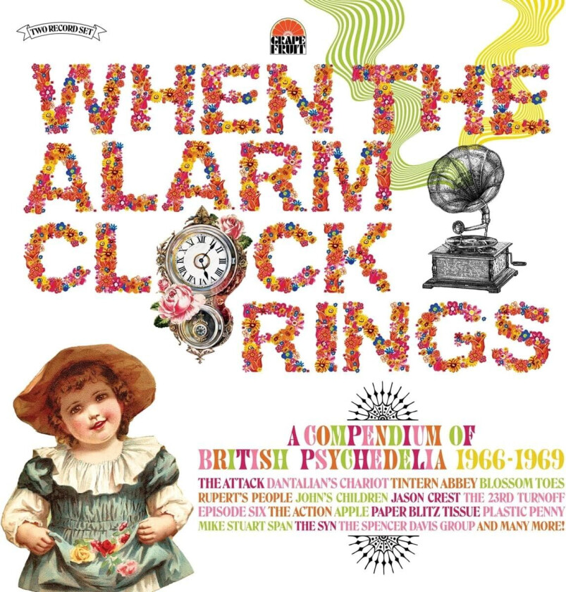 Diverse Rock When The Alarm Clock Rings: A Compendium Of British Psychedelia 19661969 LP/Vinyl