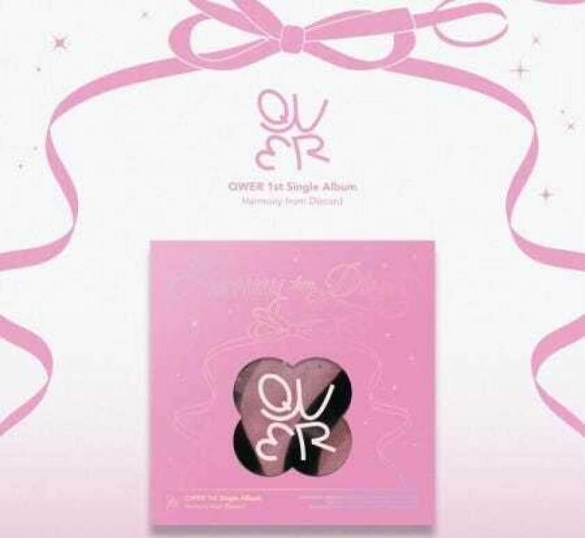 QWER Harmony From Discord incl. Photobook, Cartoon Poster, 4pc Photocard Set, 4 Postcards + Poster CD