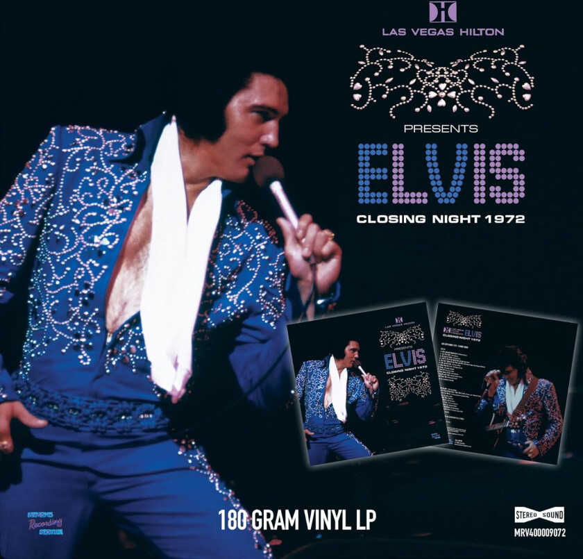 Elvis Presley Las Vegas Closing Night 1972 LP/Vinyl