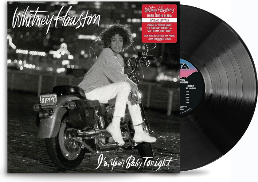 Whitney Houston I'm Your Baby Tonight LP/Vinyl