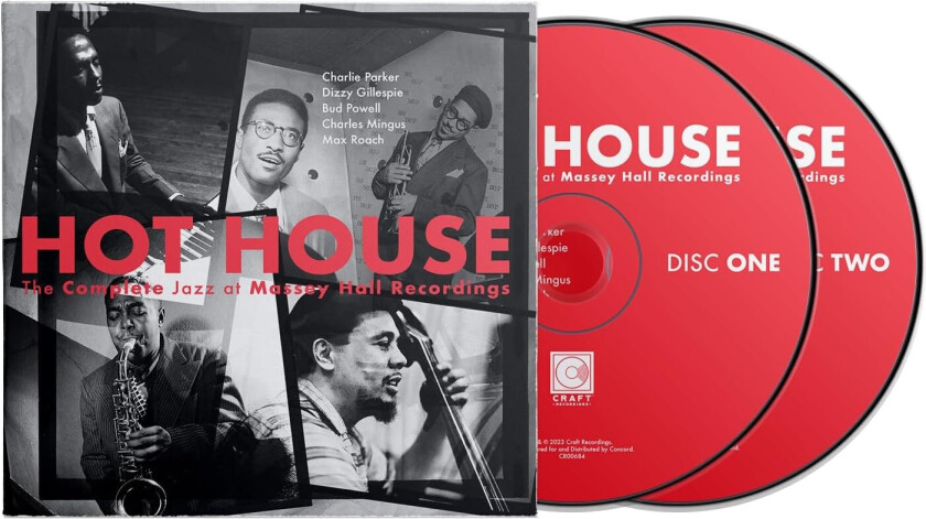 Charlie Parker, Dizzy Gillespie, Bud Powell, Charles Mingus, Max Roach  Hot House: The Complete Jazz At Massey Hall Recordings  CD