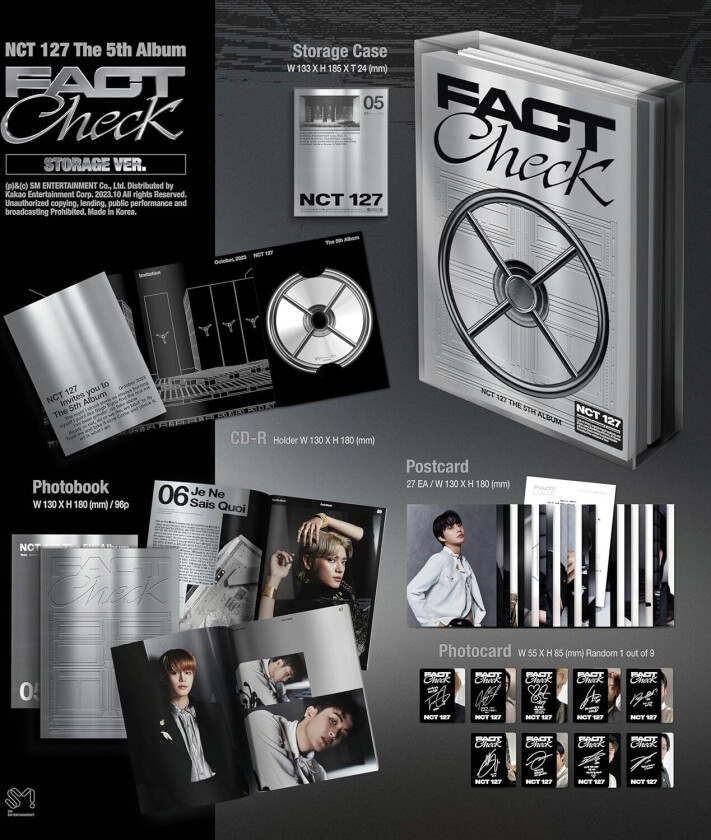 NCT 127  Fact Check  Photo Case Version  CD